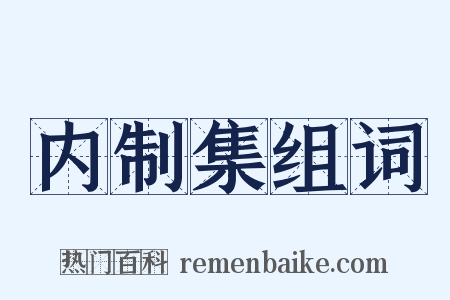 内制集组词是什么意思的图片